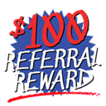 Referral program badge