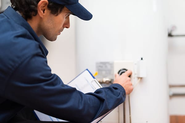 Man fixing appliance